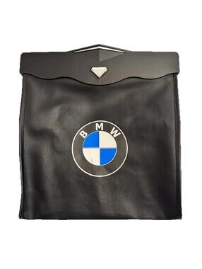 BMW Car Storage Small Accessories Bag Interior Hanging Trash Can Magnetic Top